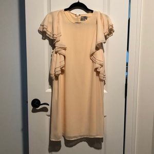 ASOS light peach dress